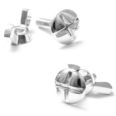 Nut and Bolt Cufflinks