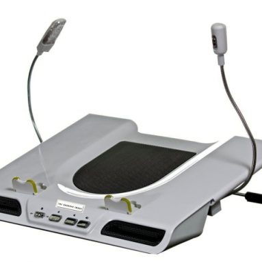 Ergonomic Cooling Laptop Stand with Mic