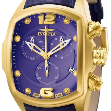Cyber Monday: Invicta Men’s Lupah Collection Chronograph Blue Leather Watch