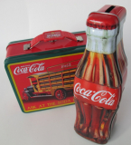 Coca Cola Truck Lunch Box & Cola Bottle Bank