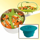 SILICONE VEGGIE AND PASTA STEAMER