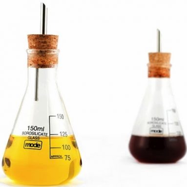Conical Flask Oil and Vinegar Set