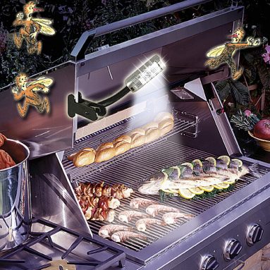 GRILL LIGHT REPELS MOSQUITOES