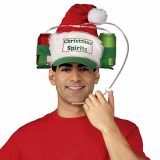 SANTA DRINKING HAT