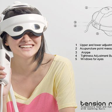 Tension-Relief Acupressure Head and Eye Massager