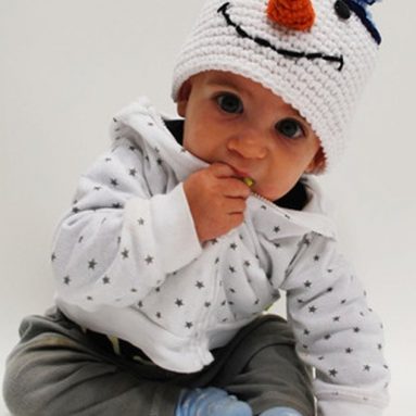 Frosty Crochet Baby Hat