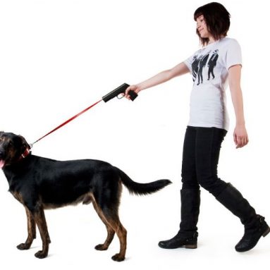 Retractable dog snap leash Povodokus