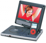 Portable DVD Player WITH DOCK FOR IPOD
