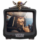 Disney Pirates of the Caribbean 13″ Color TV with Remote Control
