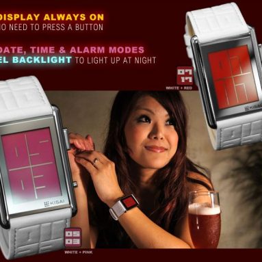 Kisai Stencil LCD Watch