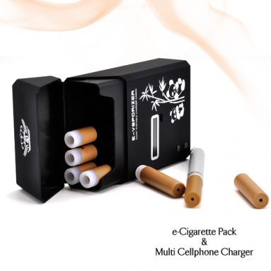 Electronic Cigarette Pack with Cellphone Charger