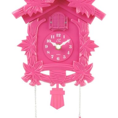 Silly Cuckoo Plastic Wall Clock