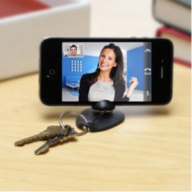 micro tripod keychain stand for iphone 4S