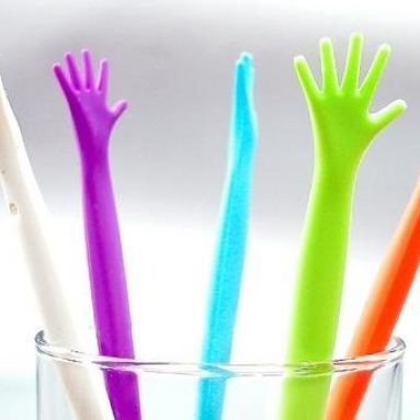 High Five, Low Five Hands Swizzle Drink Stirring Sticks