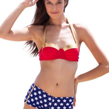Wonder Woman Bustier/cheeky Short