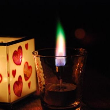 Unique multi-color flame design