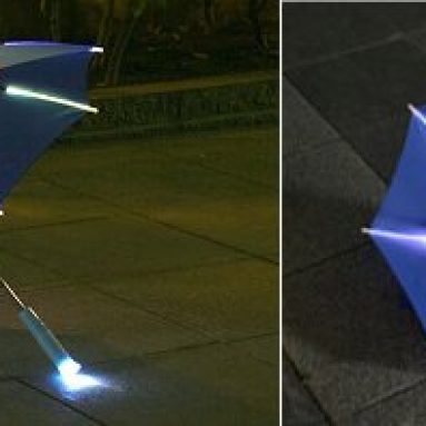 Rainbow Flash LED Children’s Light-Up Umbrella
