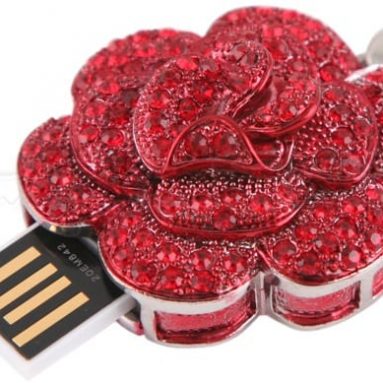 Red Rose USB Drive