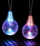 LED Multicolor Pendant Necklace