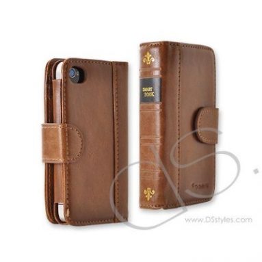 Retro BookBook Series iPhone 4 and 4S Leather Case