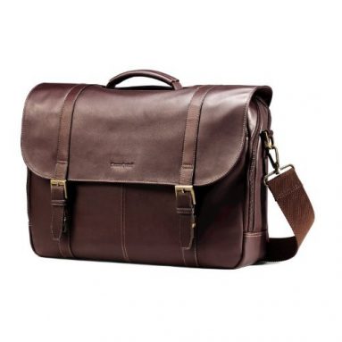 Samsonite Columbian Leather Flapover Case