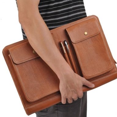 Leather Clutch Portfolio Case for 13-inch MacBook Pro Retina and iPad