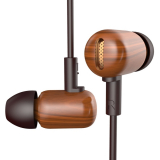 sandalwood Noise Isolation In Ear Headphones with Heavy Deep Bass