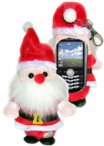 Santa and Snowman Bar phone cover