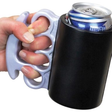 Brass Knuckles Koozie