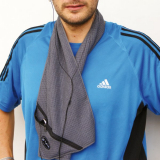 Troika Workout Towel Sweat-Trap dark blue
