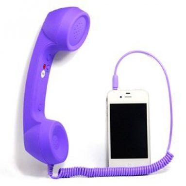 Cosmos Purple Foggy Unique Retro Telephone