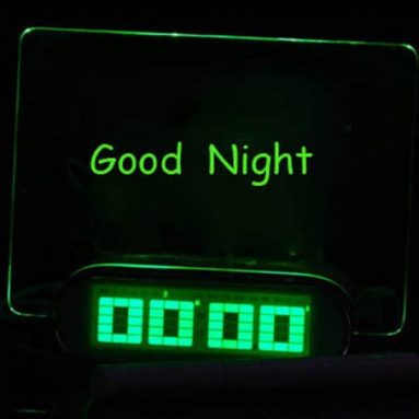 Luminous Message Board Digital Alarm Clock