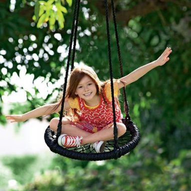 Round-and-Round Outdoor Swing