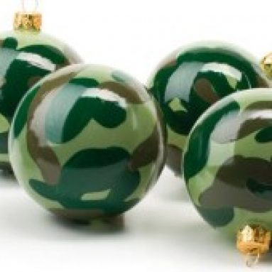Camouflage ornament for Christmas Tree