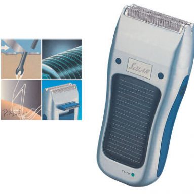 Solar-powered Rechargeable Shaver