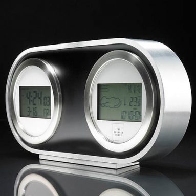 Hadrons Atomic Clock and Weather Station