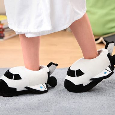 Space Odyssey Plush Shuttle Slippers