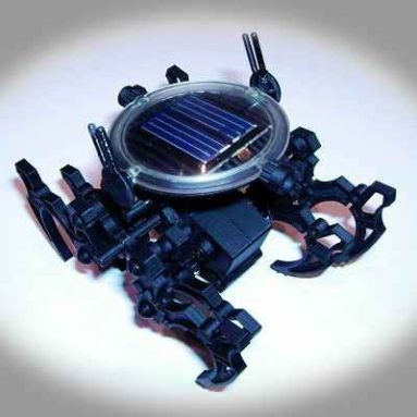 Spider is a solar robot