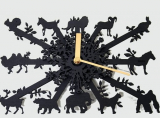 Animal Clock Square Mini