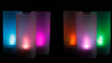 6 Multi Color Changing LED Flameless Home Decor Light