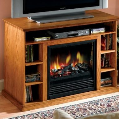 Media Storage TV Stand/Fireplace