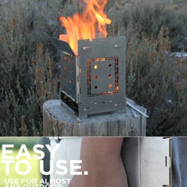 Firebox 5″ Folding Campfire Stove and Grill Plate