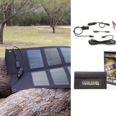 Sunlinq portable folding solar charger