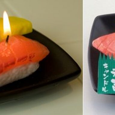 Japanese food candle set