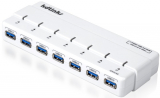 Super Speed USB 3.0 5Gbps 7 Ports Hub w/ Power Adapter
