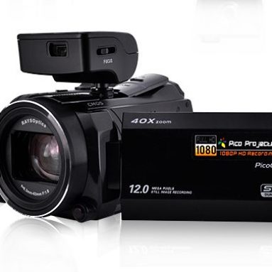 10MP HD Camcorder with Mini Projector