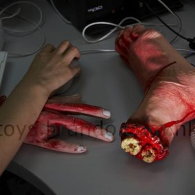 Bloody Hand and Foot Wrist Rest