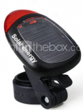 Solar Power Bike Bicycle LED Rear Tail Light Lamp