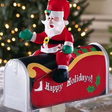 Santa Stuffable Mailbox Cover