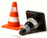 Traffic Cone Salt and Pepper Shakers